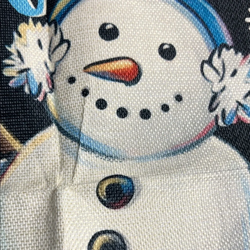 Winter Holiday Let It Snow Decorative Pillowcase 15x15
